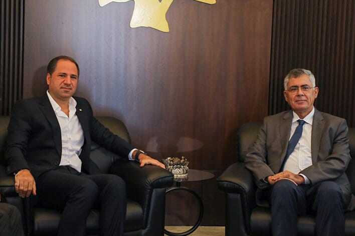 لقاء سفير البرازيل في لبنان تاركسيو كوستا في زيارة تعارف