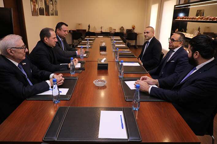 لقاء  سفيري مصر واليونان وتأكيد على أهمية حماية لبنان وانتخاب رئيس
