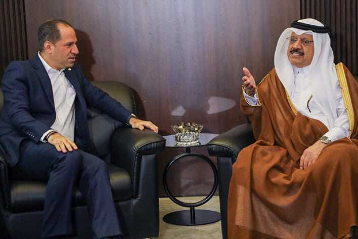 لقاء مع السفير القطري: لبنان يرفض رئيساً يفرض عليه