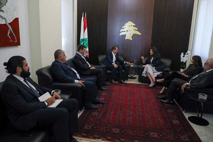 لقاء السفيرة الأميركية دوروثي شيا: لتجريد المخيّمات من السلاح بالكامل وأن يدخل الجيش اللبناني والدولة ويفرضا الأمن